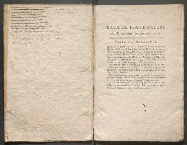 an III-an XII N° d'origine : 2