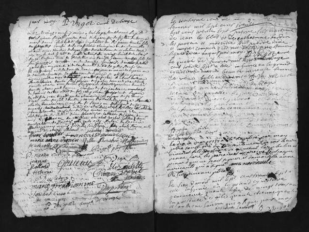 Collection du greffe. Baptêmes, mariages, sépultures, 1737 - Les années 1712-1736 sont lacunaires dans cette collection