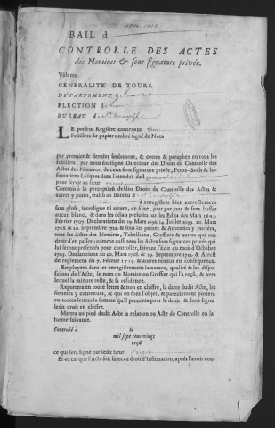 1724 (4 janvier)-1725 (30 juin)