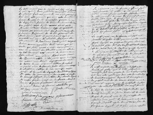 Collection du greffe. Baptêmes, mariages, sépultures, 1764