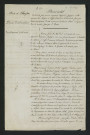 Projet de règlement d'eau, visite de l'ingénieur des Ponts et chaussées (11 septembre 1840)