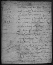 Collection du greffe. Baptêmes, mariages, sépultures, 1684 - Les années 1682-1683 sont lacunaires dans cette collection