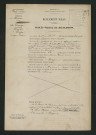 Procès-verbal de récolement (18 juillet 1877)