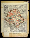Plan extrait de l'atlas forestier de France : département d'Indre-et-Loire.