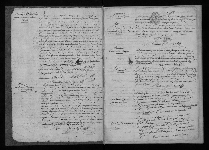 Collection communale. Baptêmes, mariages, sépultures, 1765-1769