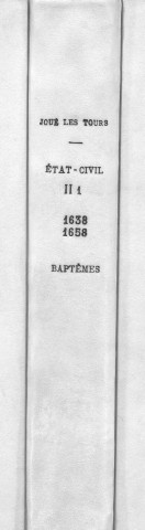 Collection communale. Baptêmes, 1638-1659