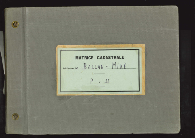 Comptes actifs P - U.