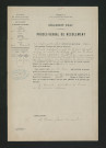 Procès-verbal de récolement (24 août 1896)