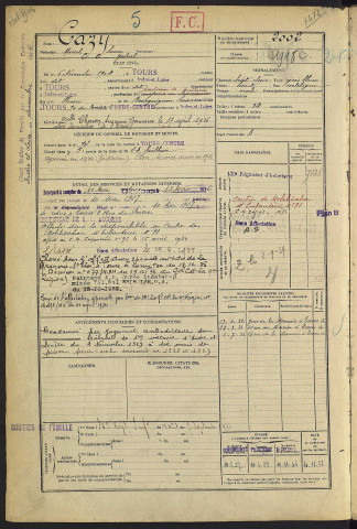 Classe 1924. Matricules n°2001-2095