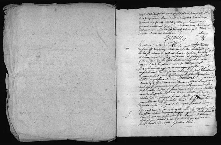 Baptêmes, mariages, sépultures, 1762