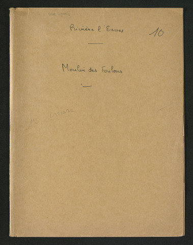 Moulin des Foulons à Ligueil (1853-1983) - dossier complet