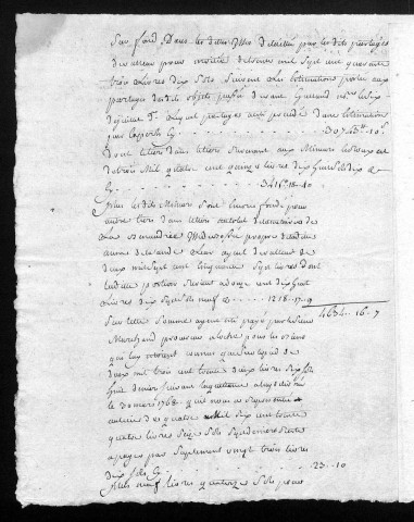 Centième denier et insinuations suivant le tarif (5 mars 1773-13 mars 1775)