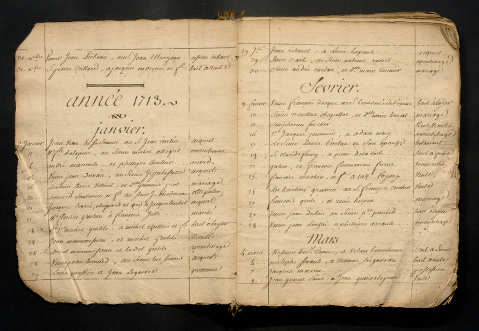 3 novembre 1712-7 avril 1749