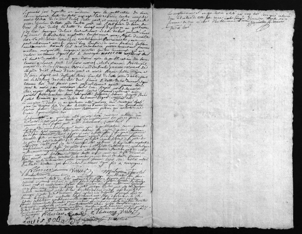 Baptêmes, mariages, sépultures, 1755 - Les années 1718-1754 sont lacunaires dans la collection du greffe
