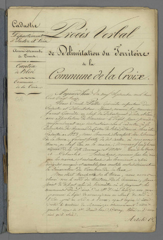 La Croix-en-Touraine (1823, 1942)