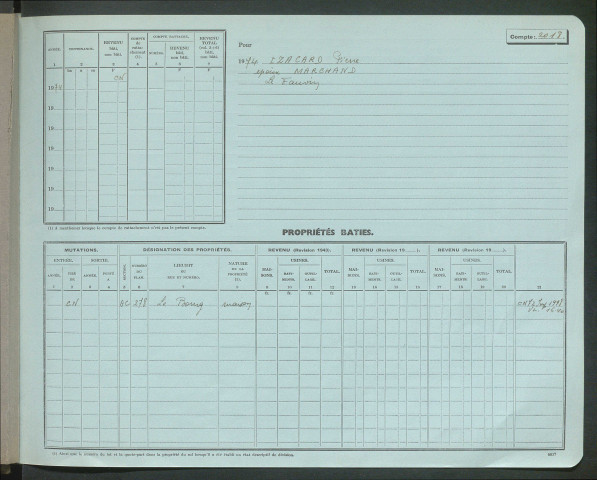 Comptes actifs I - Pie.