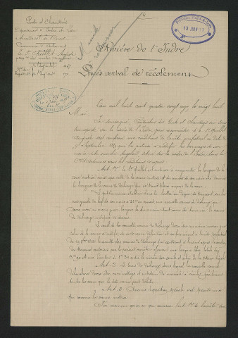 Procès-verbal de récolement (28 mai 1891)