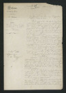 Arrêté préfectoral de mise en demeure d'exécution des travaux réglementaires (23 septembre 1843)