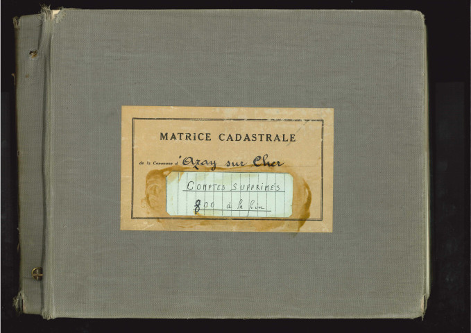 Comptes supprimés de 800 à la fin.