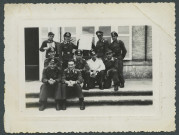 Tours (Indre-et-Loire). Groupe de soldats allemands.