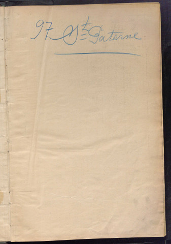 Matrice des propriétés bâties ; récapitulation ; table alphabétique des propriétaires.