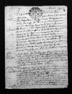 Collection du greffe. Baptêmes, mariages, sépultures, 1736 - Les années 1689-1735 sont lacunaires dans cette collection