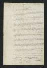 Procès-verbal de visite (16 septembre 1833)