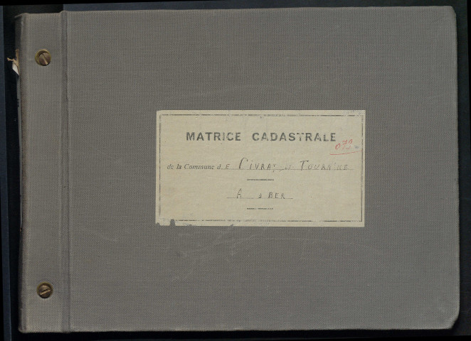 Table des comptes de la matrice. Comptes actifs personnes morales et A - Ber.