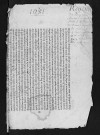 Collection communale. Baptêmes, mariages, sépultures, 1681-novembre 1700