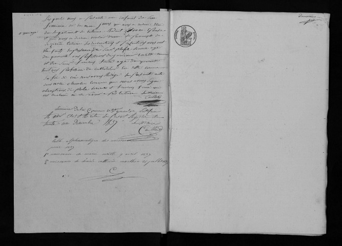 Naissances, 1837-1905