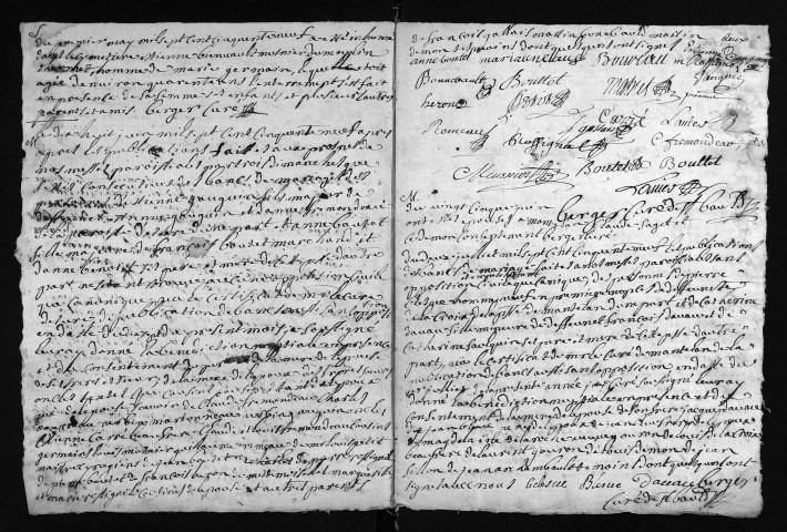 Collection du greffe. Baptêmes, mariages, sépultures, 1759