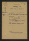Vérification des travaux exécutés (5 octobre 1936)
