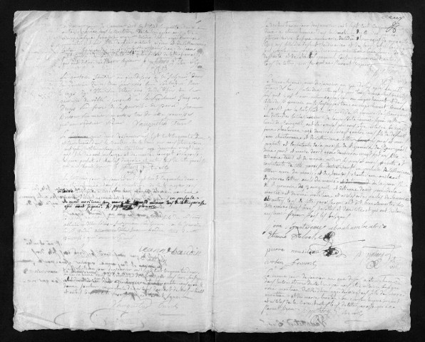 Baptêmes, mariages, sépultures, 1752