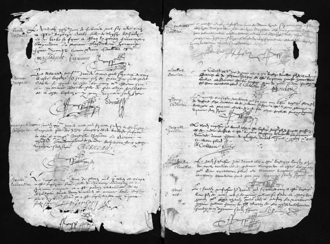 Collection communale. Baptêmes, 1604-1633