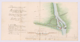 Plan et profils (3 avril 1826)