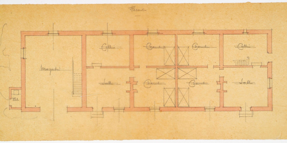 Chaumont-sur-Loire. Château. Construction et aménagement de la ferme, des servitudes et d'un garage automobile. Propriétaire : Prince de Broglie. Architecte : Marcel Boille. Pièces écrites.