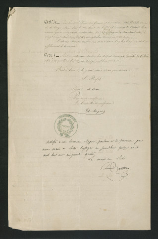 Arrêté (11 avril 1854)