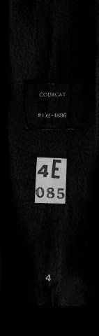 Naissances, mariages, décès, an XI-1836