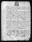 Collection du greffe. Baptêmes, mariages, sépultures, 1685