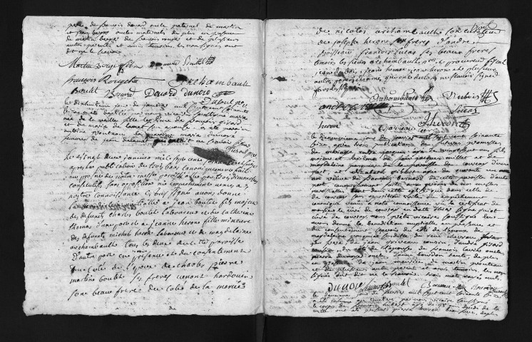 Baptêmes, mariages, sépultures, 1776