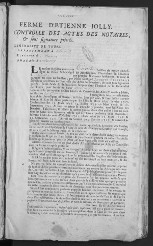 1733 (6 décembre)-1735 (11 mars)
