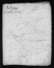 Collection du greffe. Baptêmes, mariages, sépultures, 1732