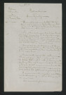 Procès-verbal de visite (7 novembre 1853)