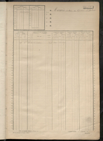 Matrice des propriétés non bâties, fol. 501 à 1077.