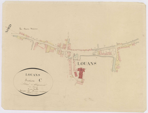 Plan d'alignement, développement section C