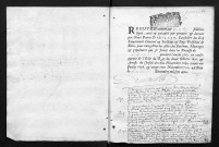 Collection communale. Baptêmes, mariages, sépultures, 1703