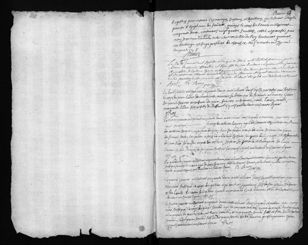 Collection du greffe. Baptêmes, mariages, sépultures, 1752