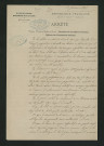 Travaux réglementaires. Mise en demeure d'exécution (13 janvier 1893)