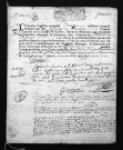 Collection du greffe. Baptêmes, mariages, sépultures, 1702