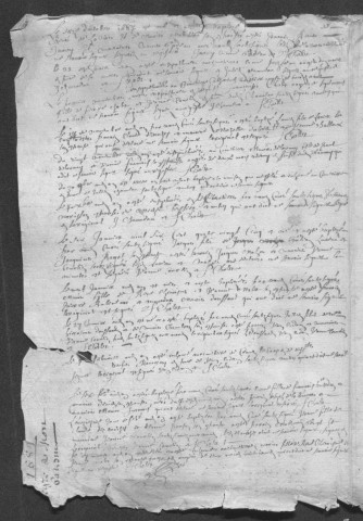 Baptêmes, mariages, sépultures, 1684-17 mars 1685